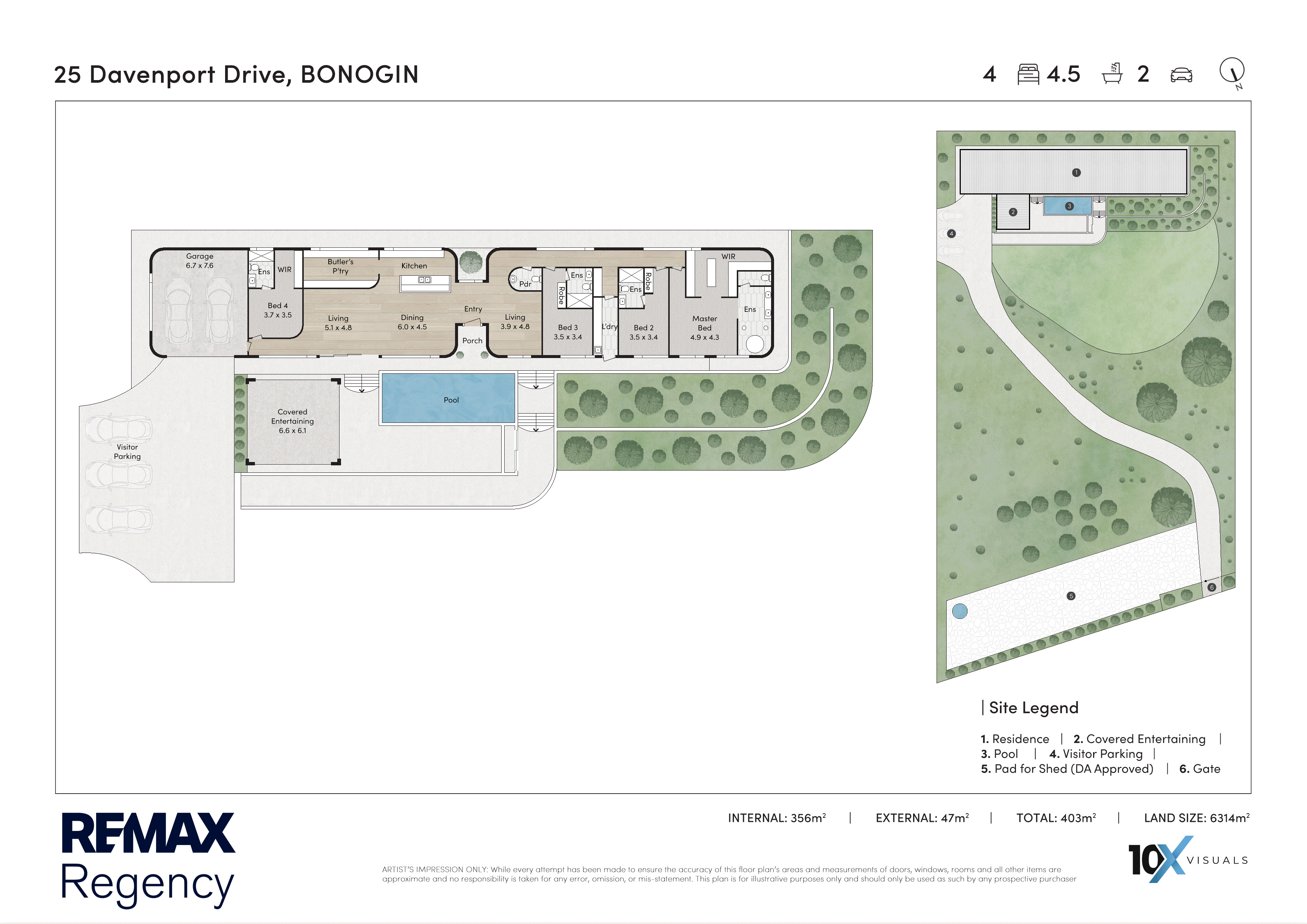 25 Davenport Drive, Bonogin For Sale by Farmbuy.com - floorplan 1