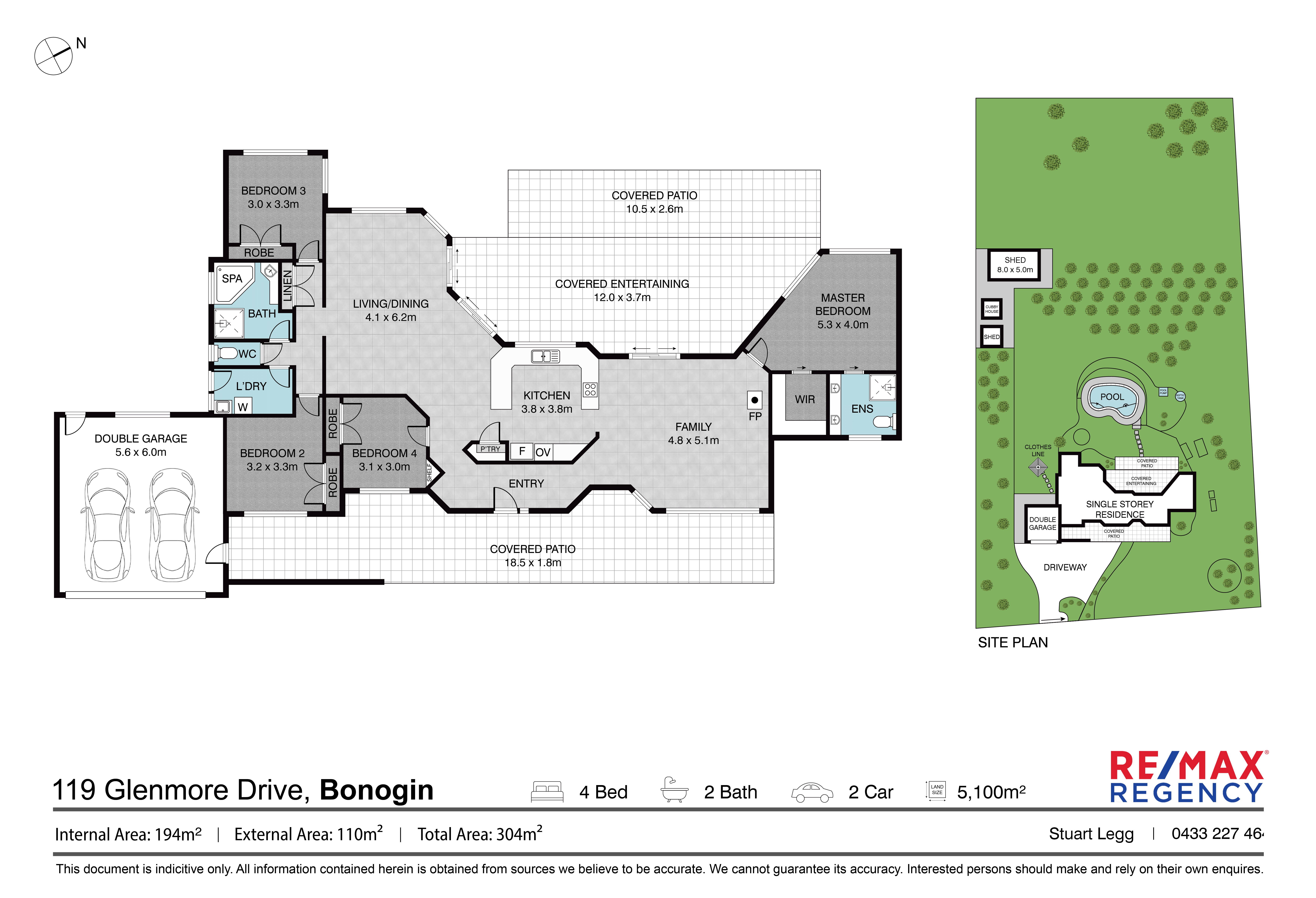 119 Glenmore Drive, Bonogin For Sale by Farmbuy.com - floorplan 1